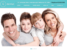 Tablet Screenshot of dentist-melbourne.com.au